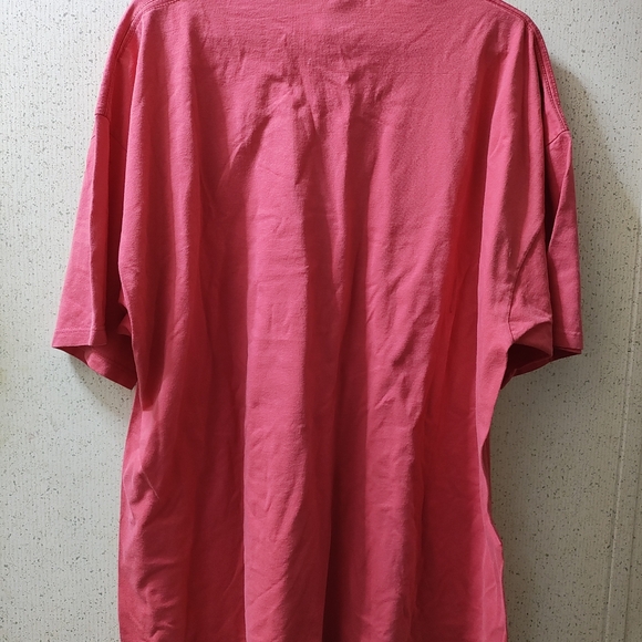 Vintage Jerzees T-shirt Bear Club Women's 2X Made In USA Hot Pink Salmon Clean - Picture 7 of 9